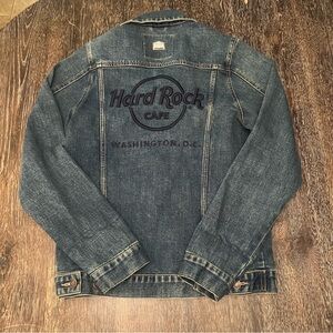 Repreve Hard Rock Cafe Washington DC Jean Jacket Size Small